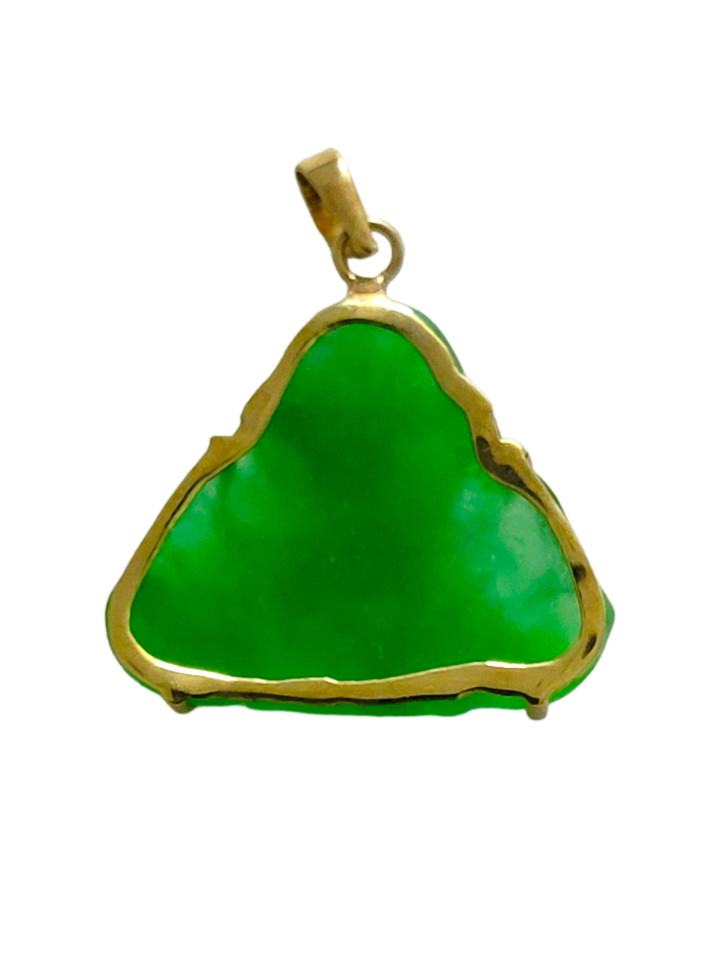 Guangdong Jade Buddha Pendant (with 18K Yellow Gold)