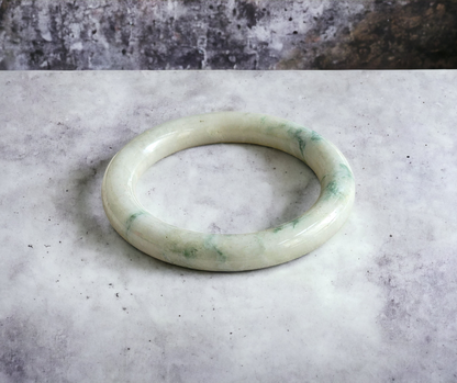 Earths Burmese A-Jade Bangle Bracelet 08801