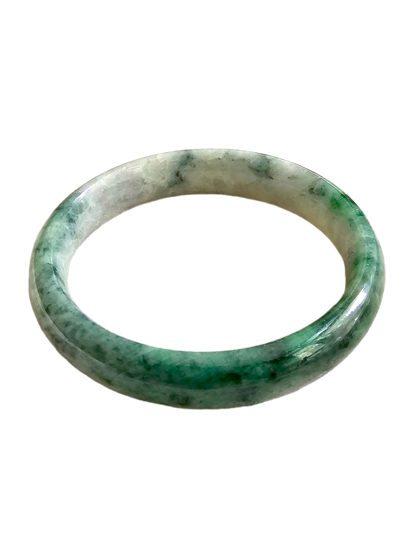 Earths Burmese A-Jade Bangle Bracelet 08805