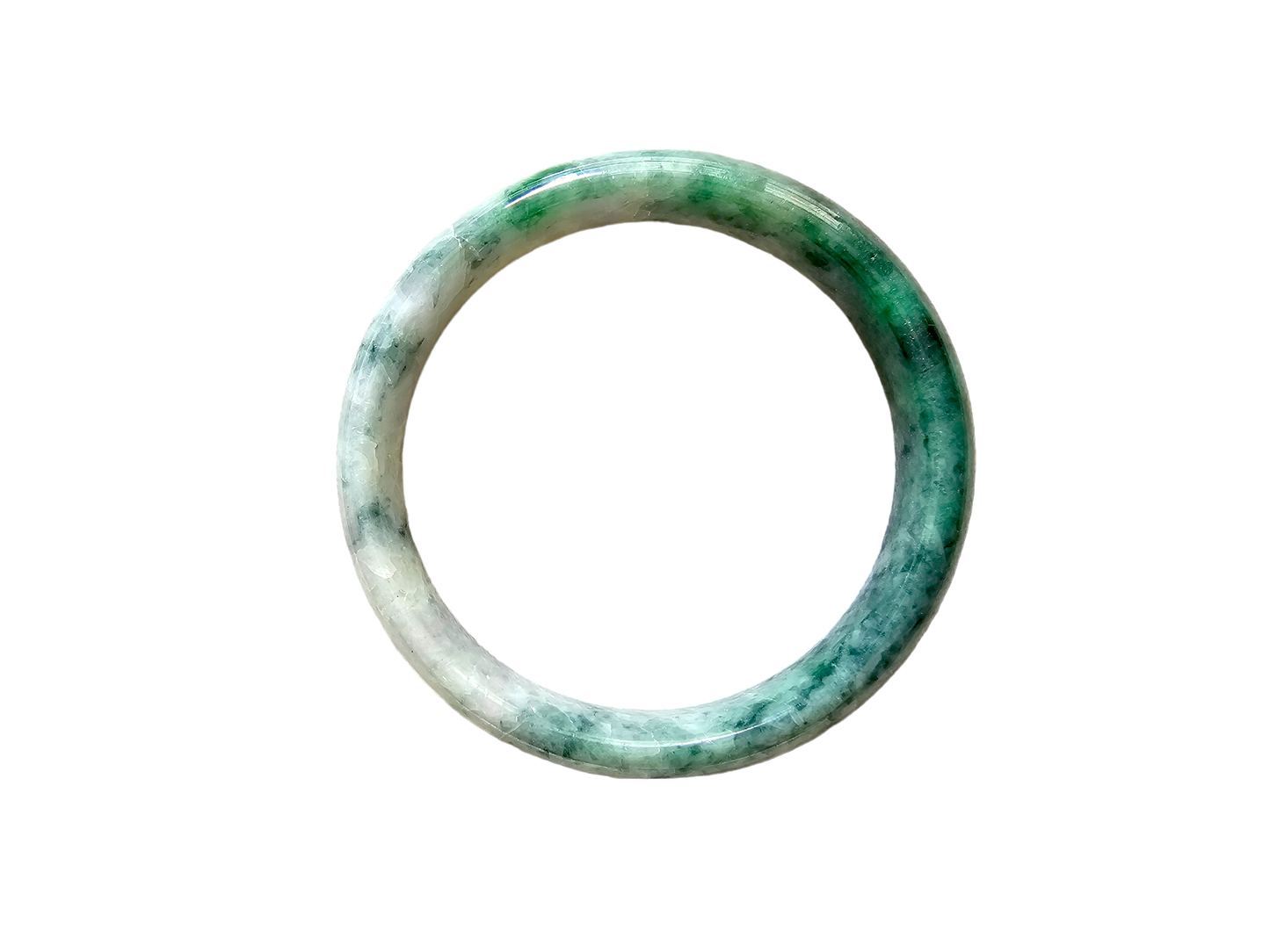 Earths Burmese A-Jade Bangle Bracelet 08805