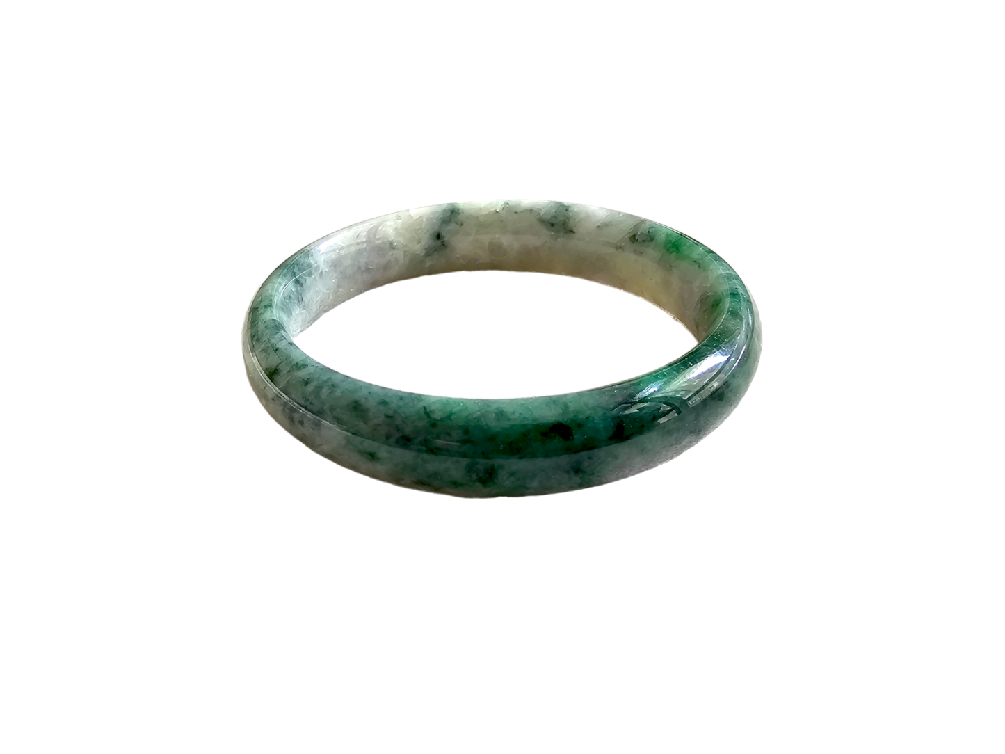 Earths Burmese A-Jade Bangle Bracelet 08805