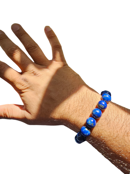 Imperial Lapis Lazuli Beaded Bracelet