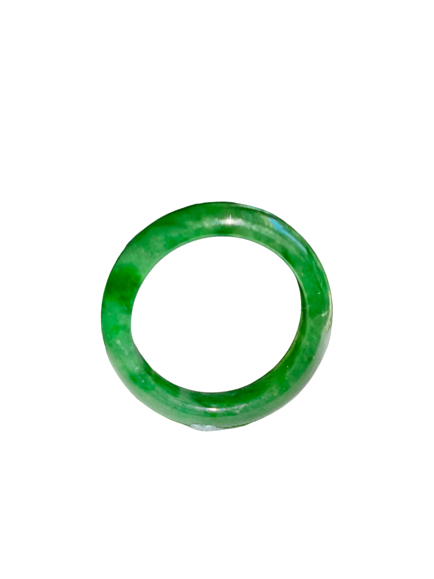 Master's Burmese A-Jadeite Infinity Band Ring 09002