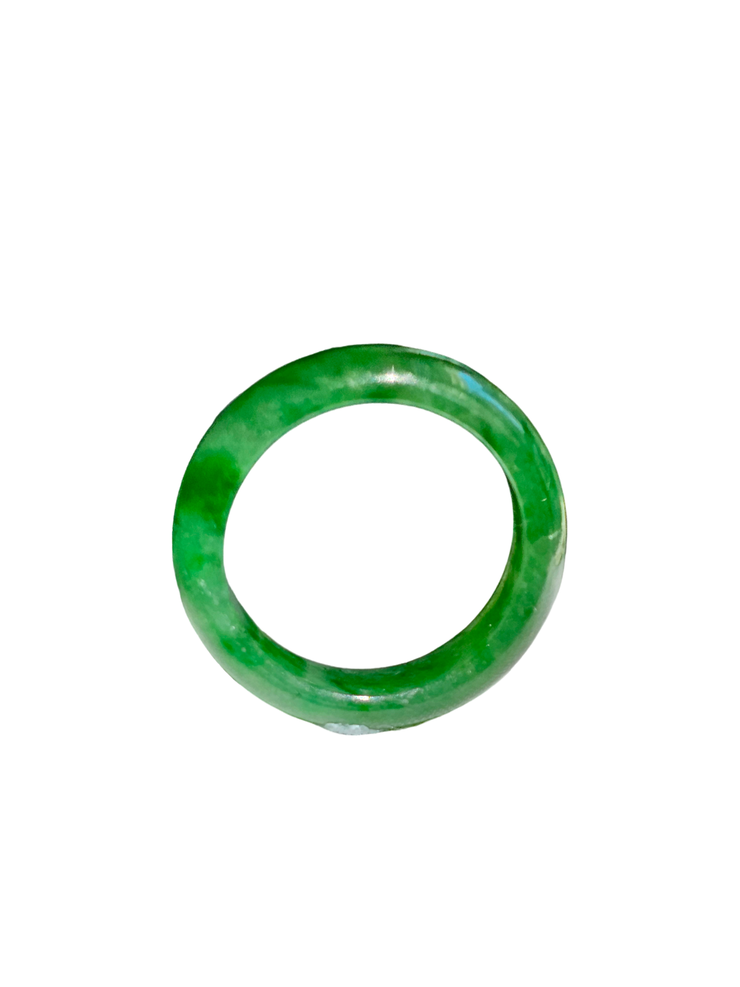 Master's Burmese A-Jadeite Infinity Band Ring 09002- Certified