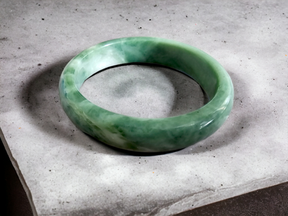 Earth's Burmese A-Jade Bangle Bracelet (MADE IN JAPAN) 08808