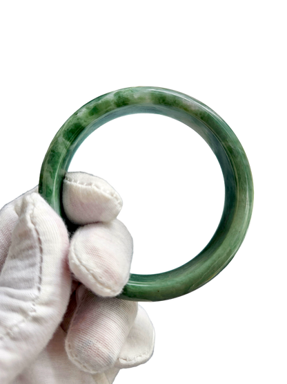 Earth's Burmese A-Jade Bangle Bracelet (MADE IN JAPAN) 08808