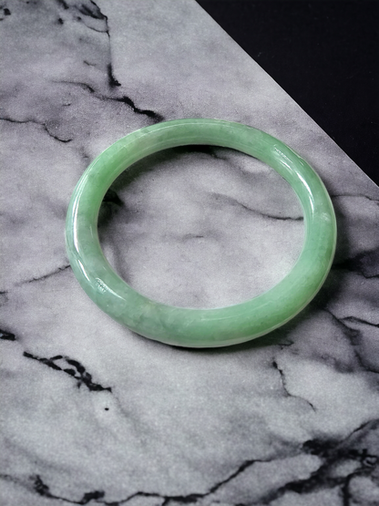 Earth's Burmese A-Jade Bangle Bracelet 08809