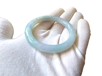 Earth's Burmese A-Jade Bangle Bracelet 08810