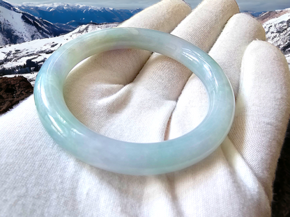 Earth's Burmese A-Jade Bangle Bracelet 08810