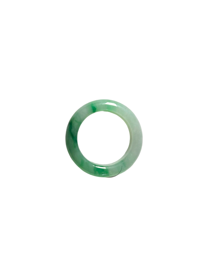 Master's Burmese A-Jadeite Infinity Band Ring 09004- Certified