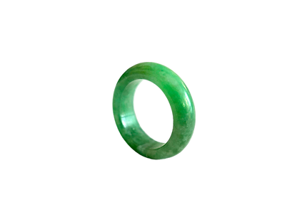 Master's Burmese A-Jadeite Infinity Band Ring 09005- Certified