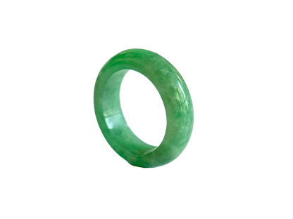 Master's Burmese A-Jadeite Infinity Band Ring 09005- Certified