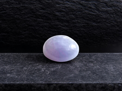 Certified 5.99 cts. Lavender Purple Burmese A-Jadeite Oval Cabochon Loose Stone LS4