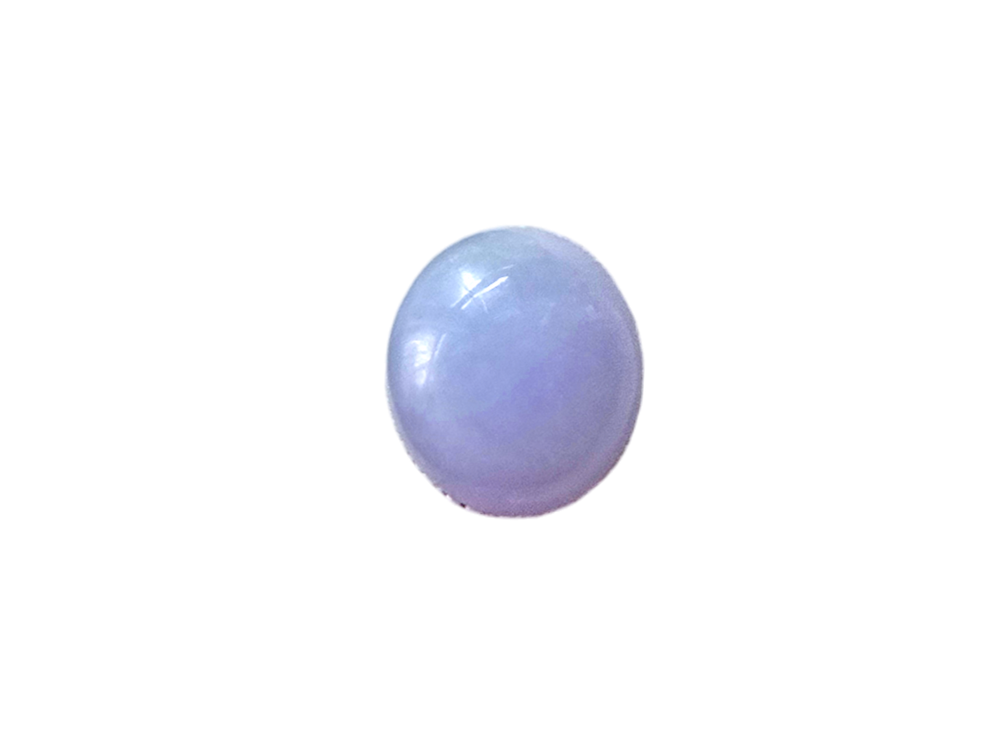 Certified 5.99 cts. Lavender Purple Burmese A-Jadeite Oval Cabochon Loose Stone LS4