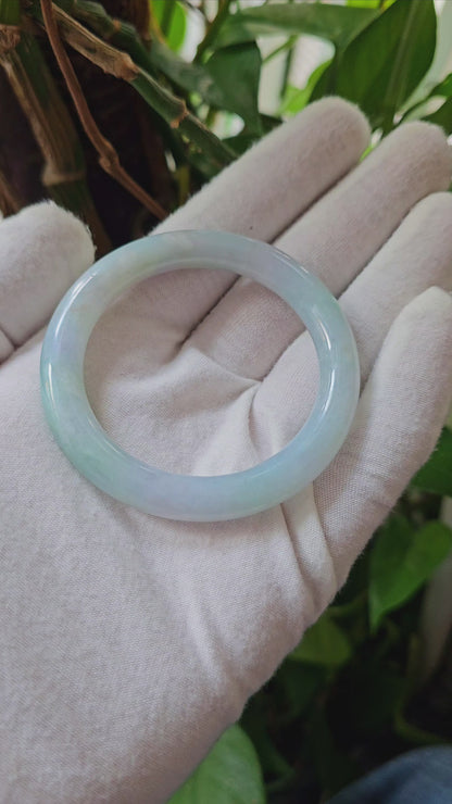 Earth's Burmese A-Jade Bangle Bracelet 08810