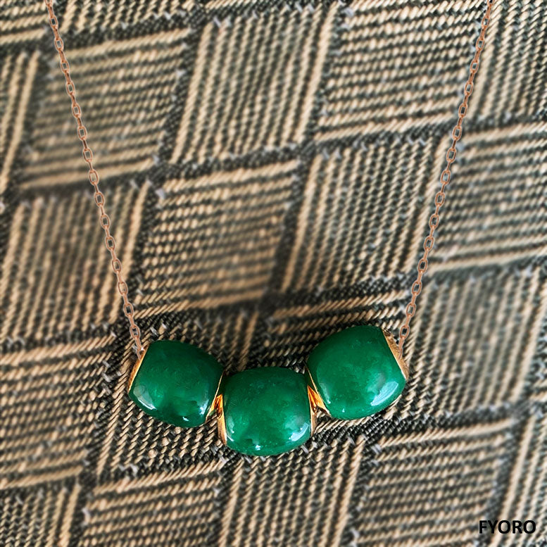 Unity Jade Bead Pendants (with 14K hotsell Gold)