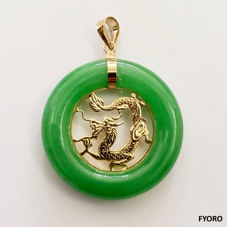 Dragon jade offers pendant